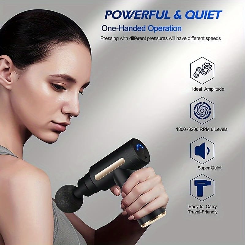 Massageador Elétrico Alta Frequência Profissional Muscular Massagem